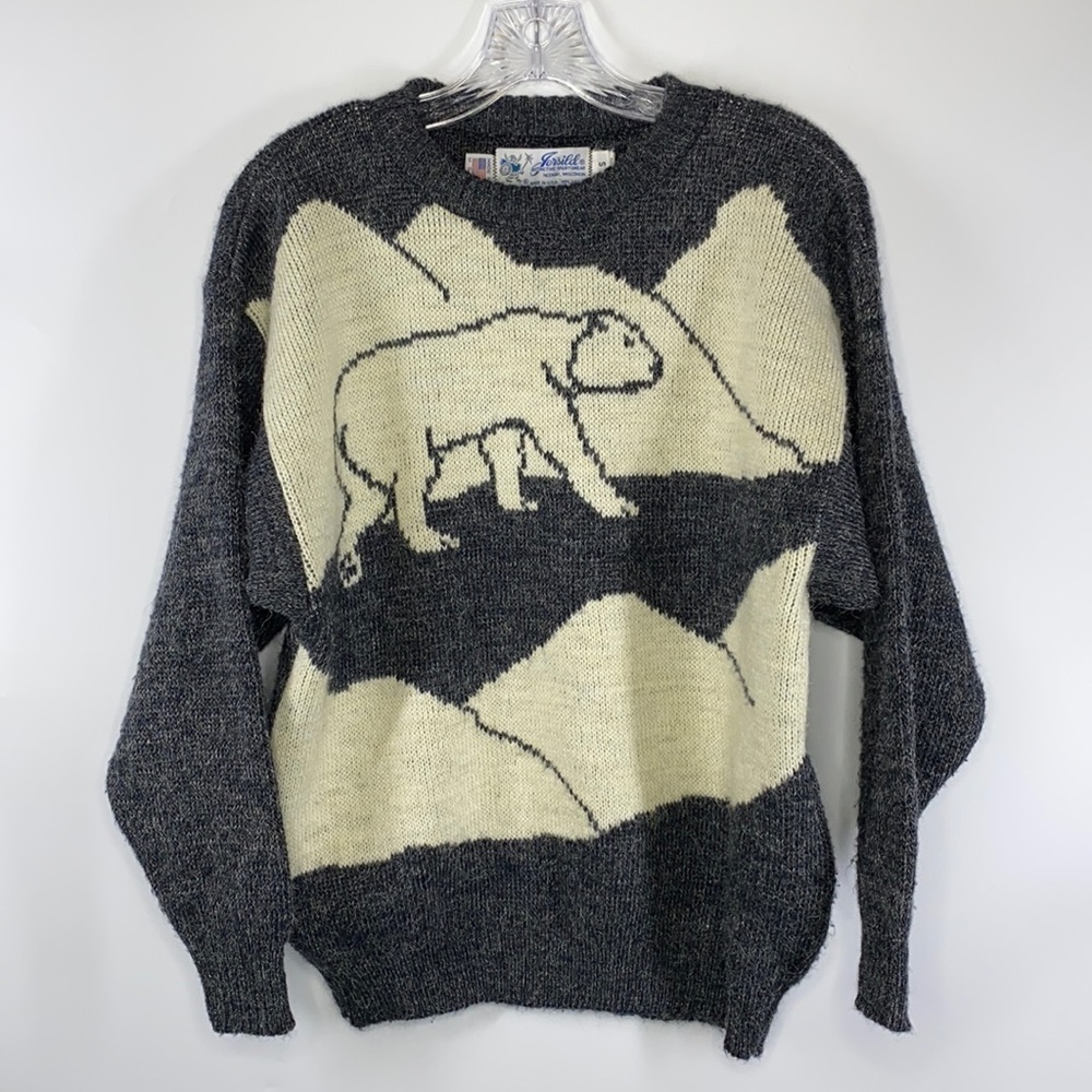 Vintage Jersild Polar Bear Grandpa Sweater Small